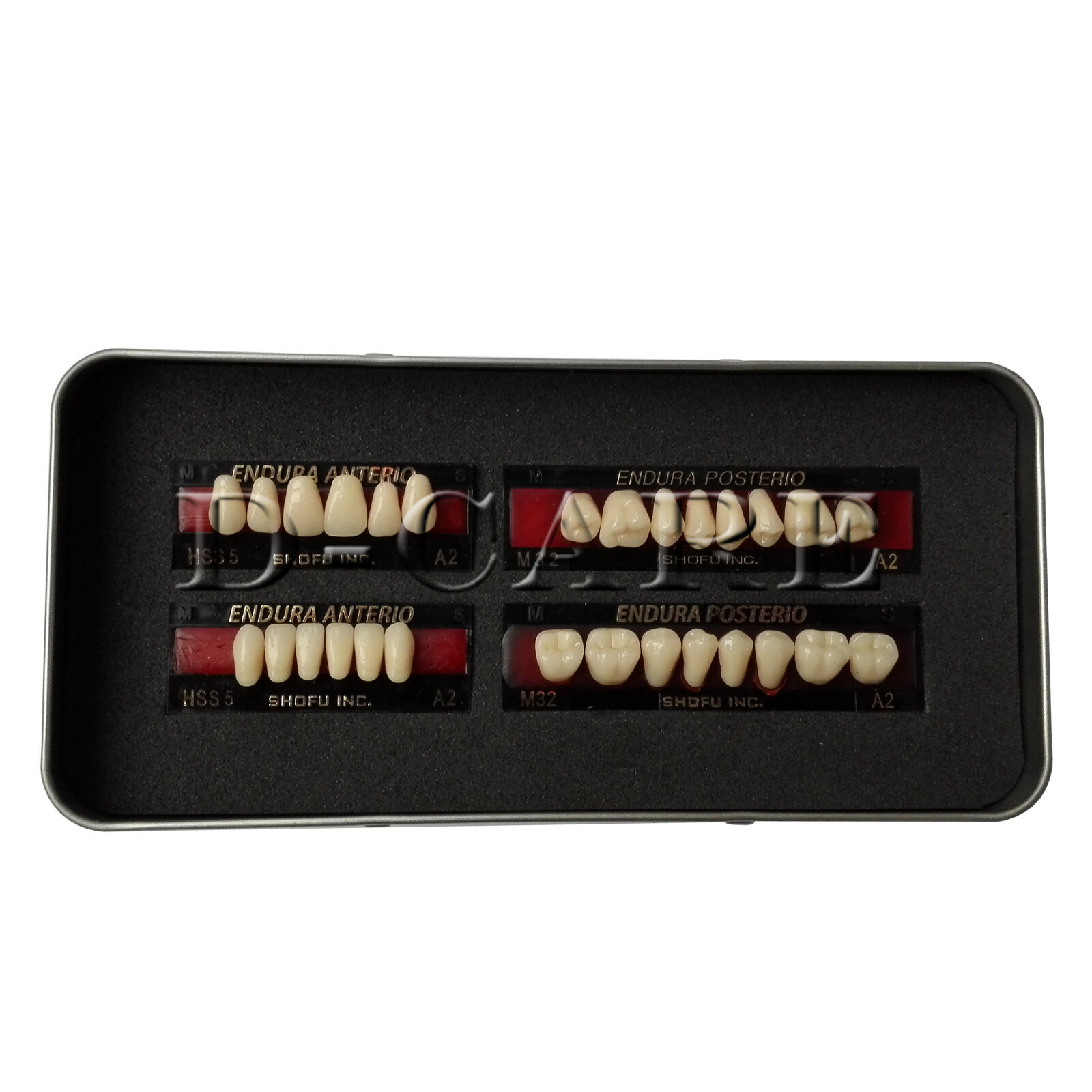 SHOFU ENDURA Dental Denture False Teeth Resin A2 M30 M32 Plastic DC