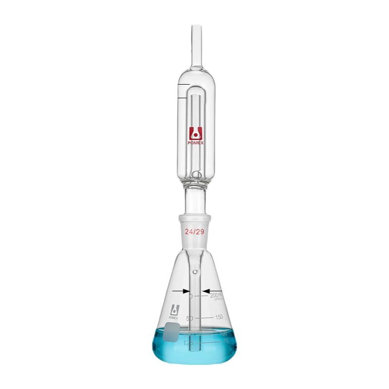150-1000ml Fermentation Bolt Structure Sets Chemistry Lab Glass Kit ca