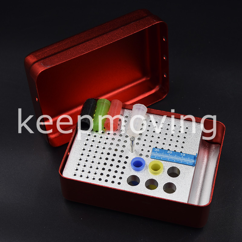Dental Endo Sterilization Organizer Holder Container 180 Holes Burs File Point