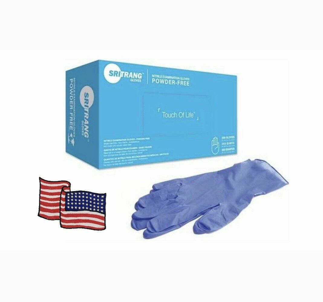 Lot 15 SRITRANG 7025429 Nitrile Powder Free Exam Gloves Touch of Life Small 250e