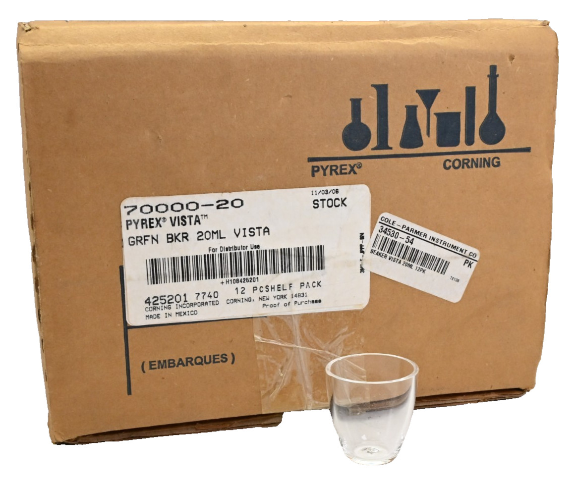Lot of 11x Pyrex Vista 70000-20 Griffin Beakers