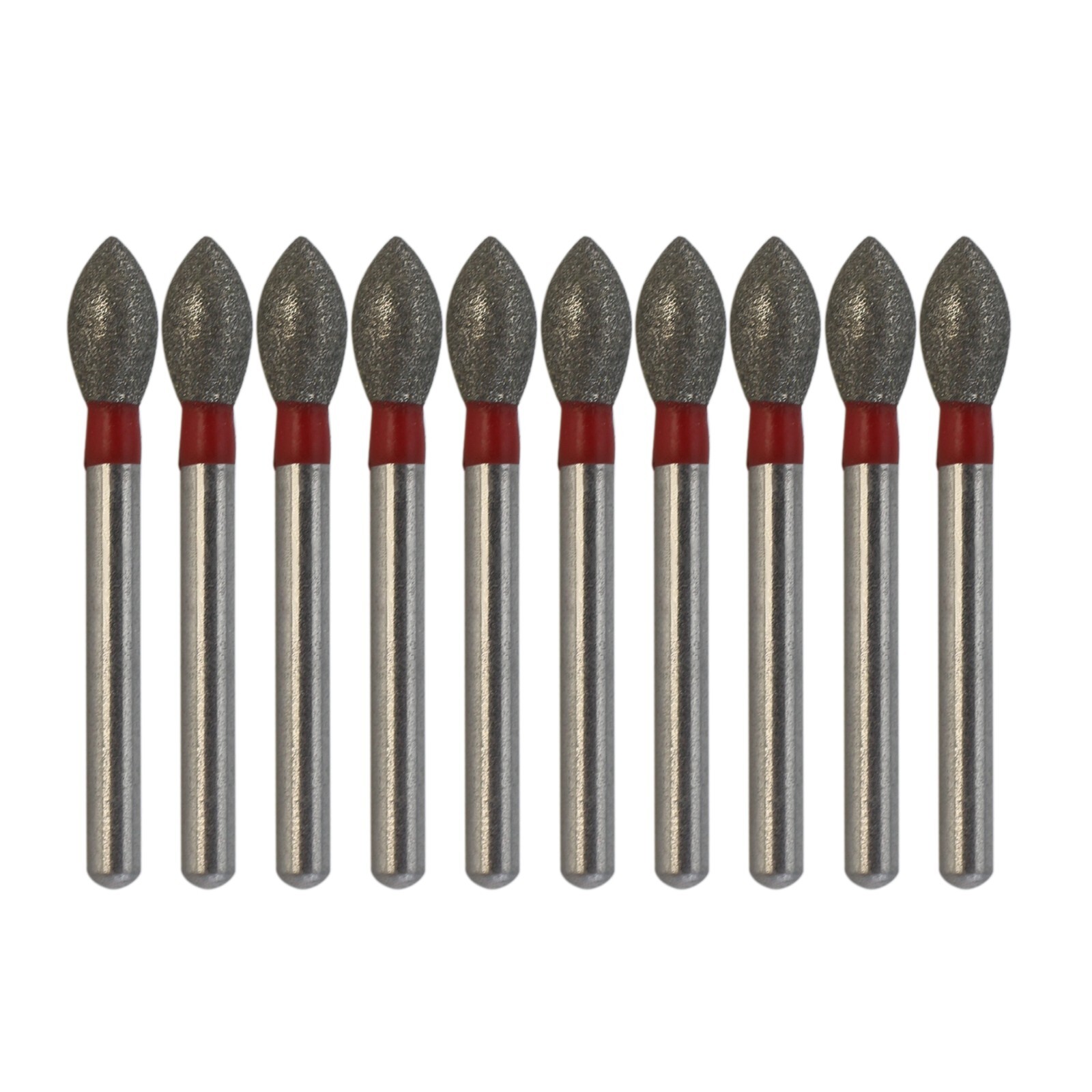 Dental Diamond Burs FG 368/023F Pointed Football Fine Grit For High Speed Bur