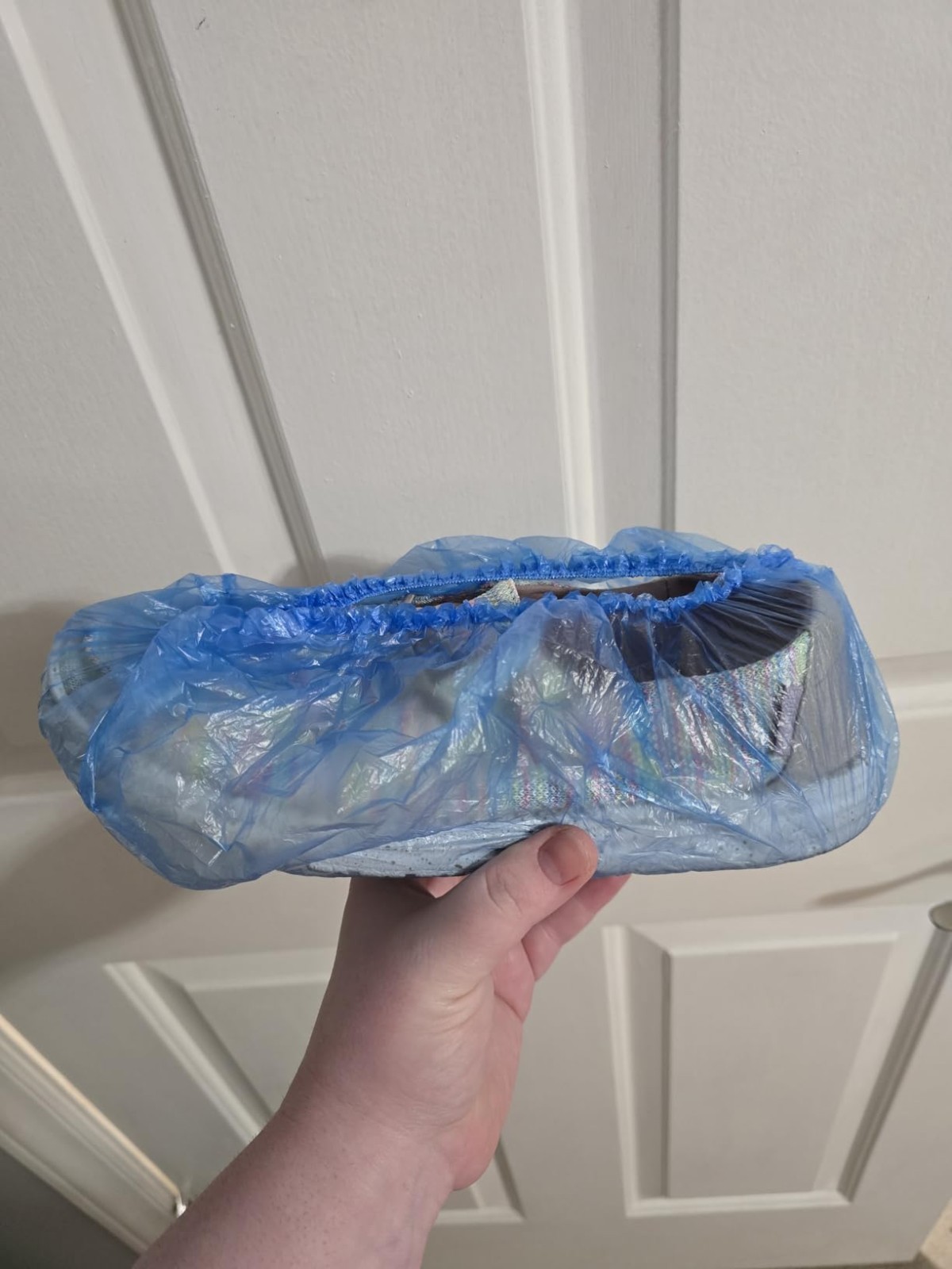 200 Pack Disposable Shoe Covers Non Slip Waterproof Blue Booties 100 Pairs USNew