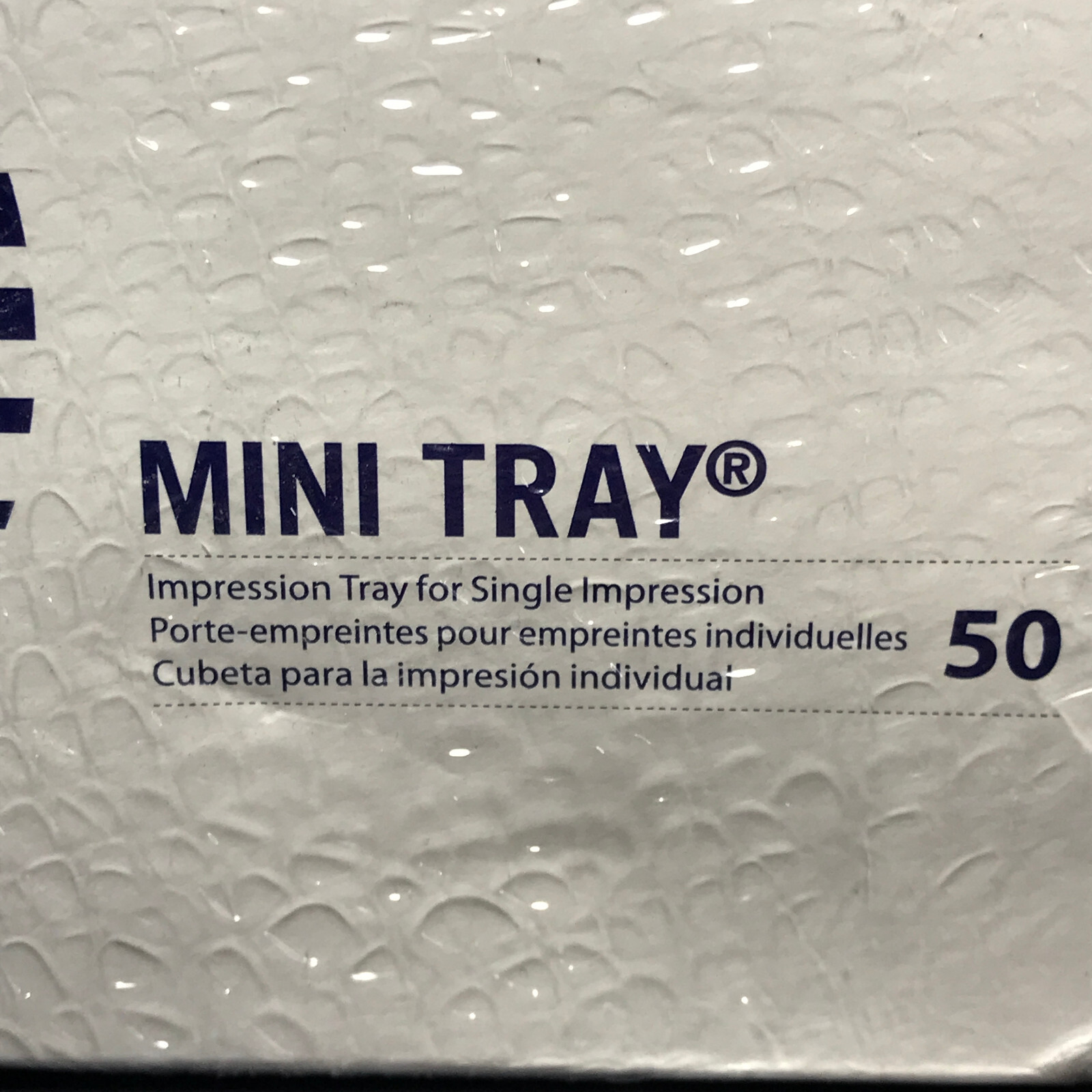 HAGER Mini Tray Single Impression Crown and Bridge Impressions 101102 50 Pack