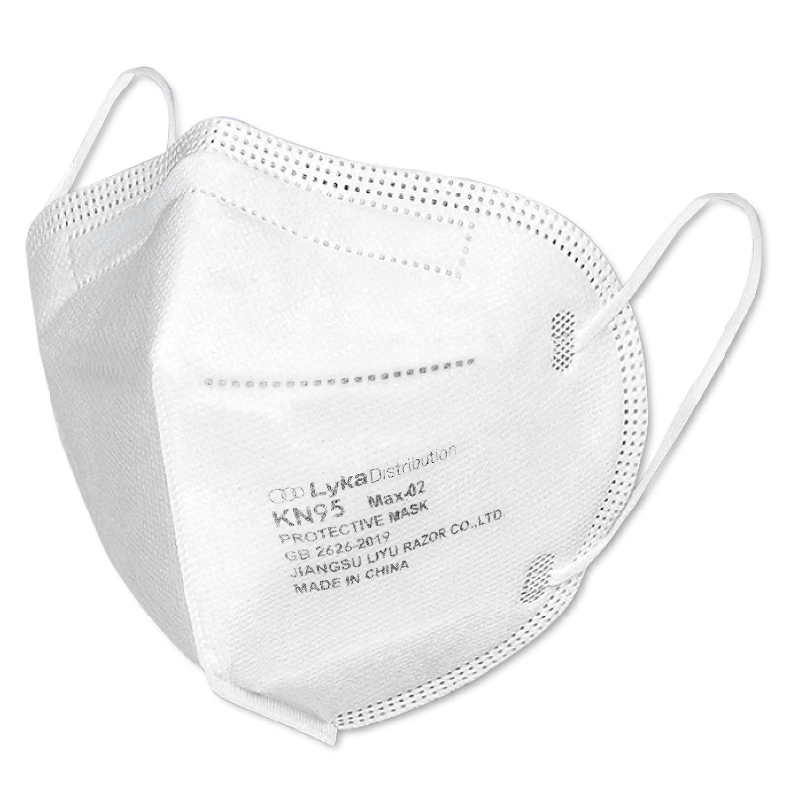 50 Pack White KN95 Face Masks 5 Layer Breathable Dust Protection Adults Kids