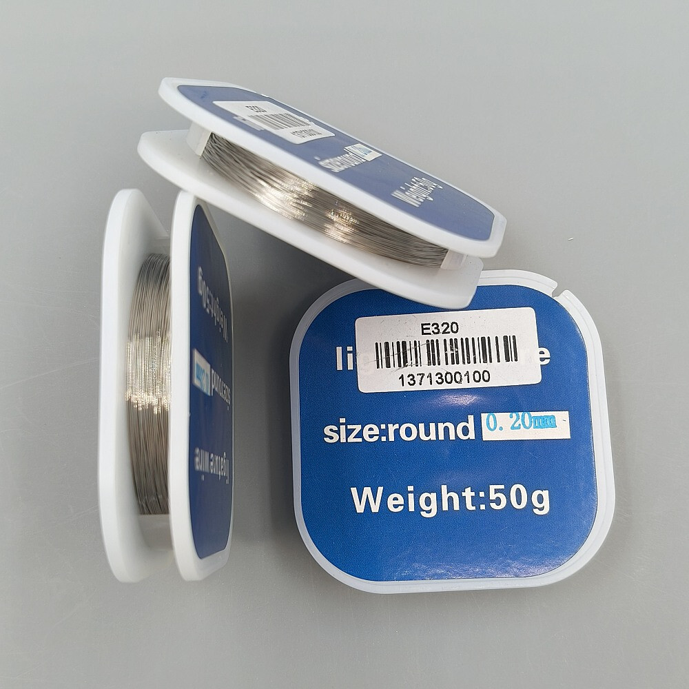 50g Dental Medical Wire Line 0.2/0.25/0.3mm 50g Plastic And Stainless Steel Roll