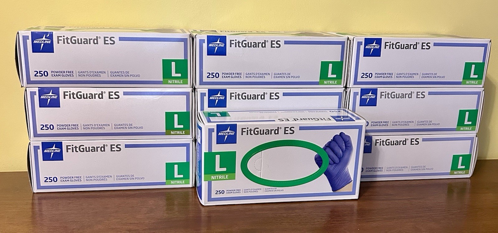 FULL CASE Medline FitGuard Nitrile Exam Glove – 2500 Gloves NEW AND SEALED