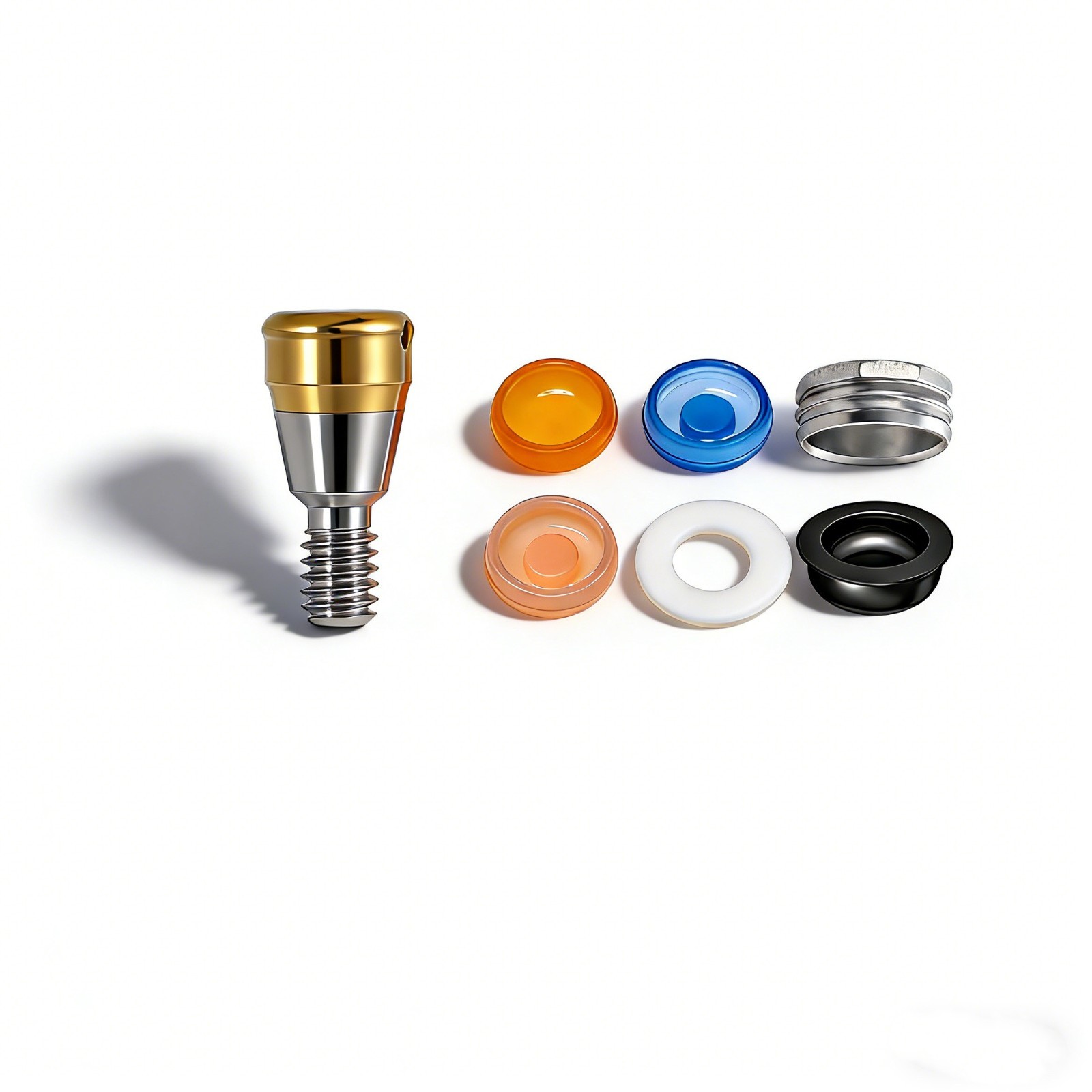 US Dental Ti Implant Abutment Hiossen Regular Fits OSS Zest Locator Overdenture
