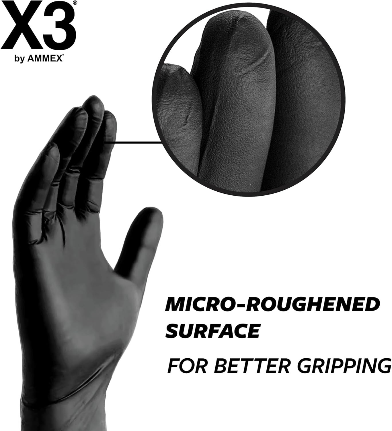 Disposable Black Nitrile Gloves – Latex Free, Food Safe & Waterproof