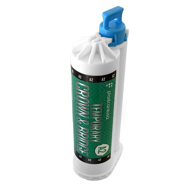 plastcareusa Temporary Crown & Bridge Material (10:1) – Shade A2, 50 mL