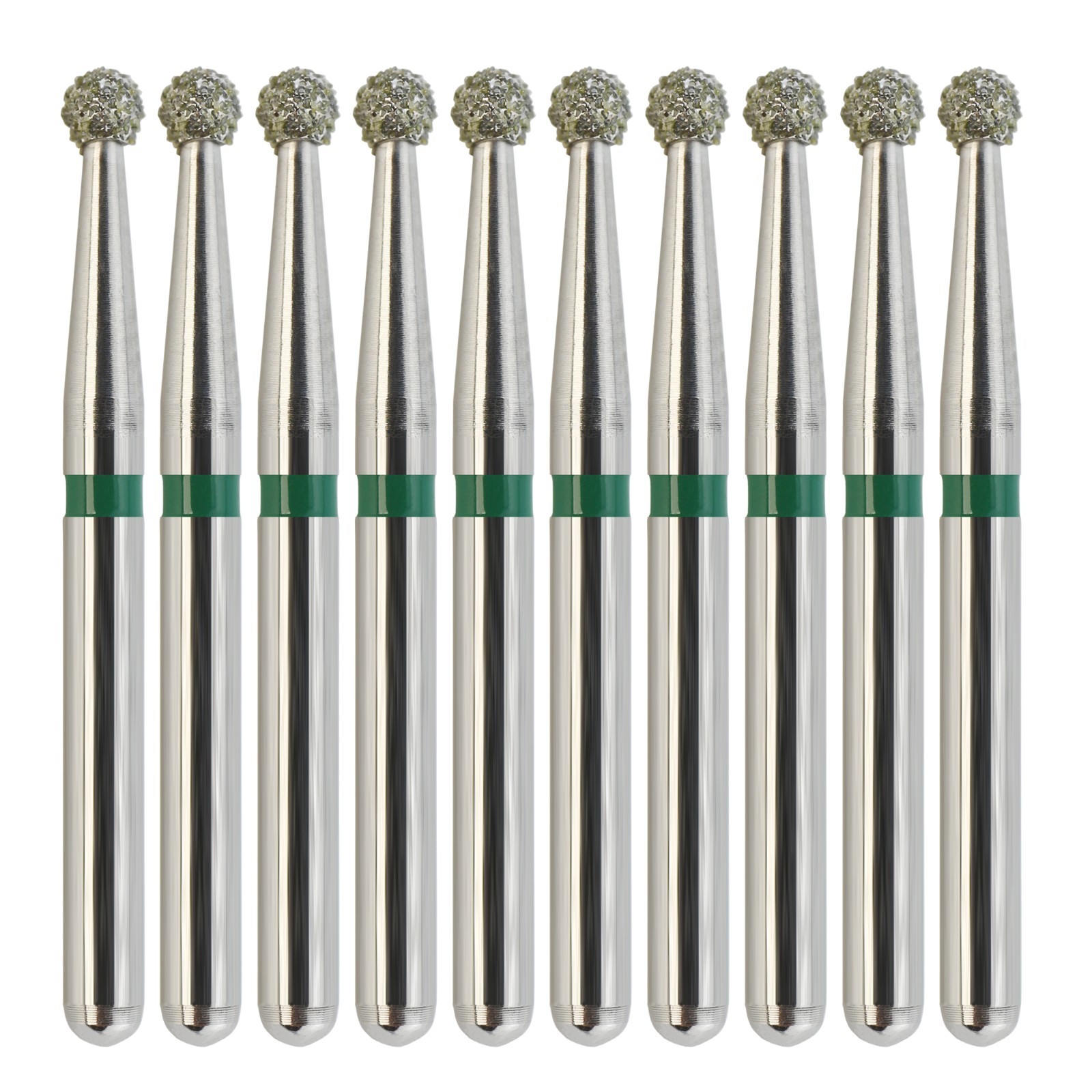 Dental Diamond Burs Surgical Long Round Ball FG Coarse Grit High Speed 801 801L