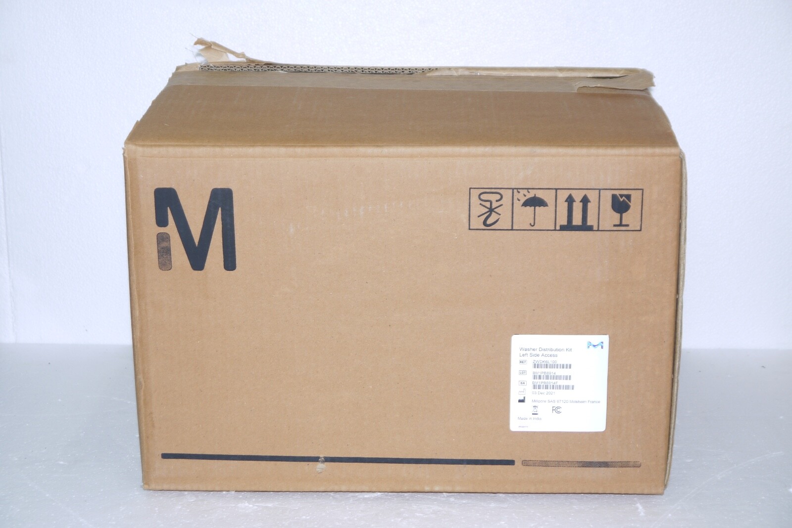 Millipore ZWDK6L100 Washer Distribution Kit Left Side Access 115V 60Hz New