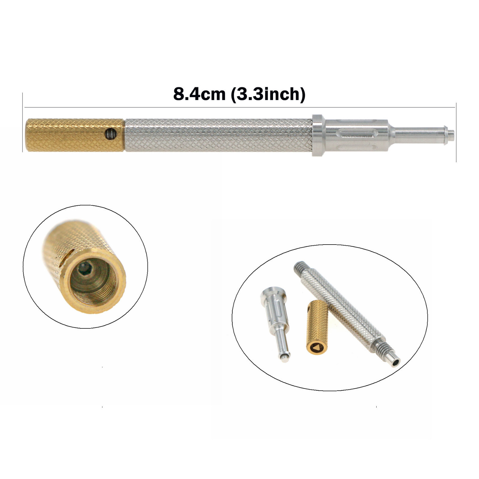 US Universal Implant Retention Caps Insertion Extraction Dental Remove Core Tool