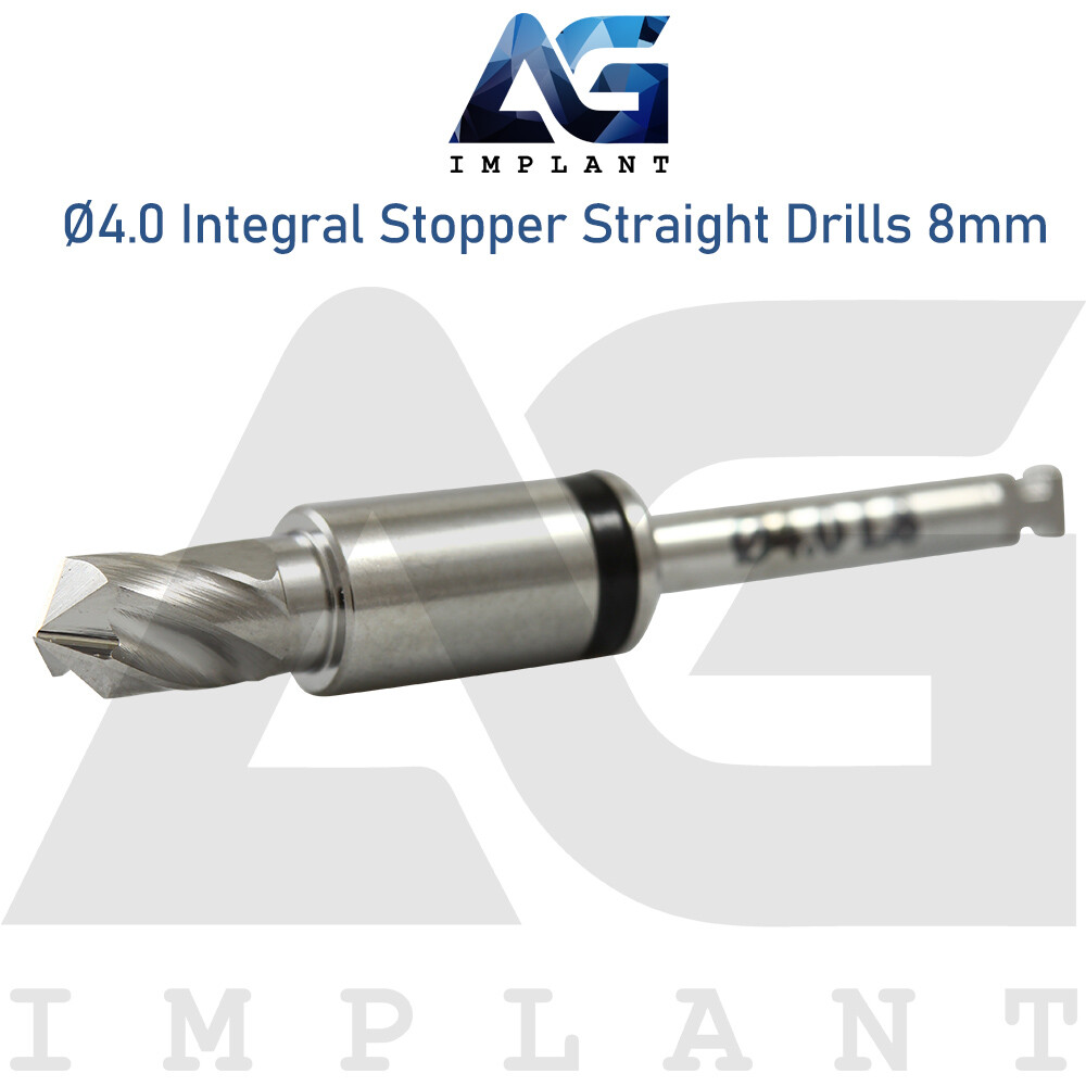 Ø4.0 Integral Stopper Straight Drill External Irrigation Dental Tool Dentistry