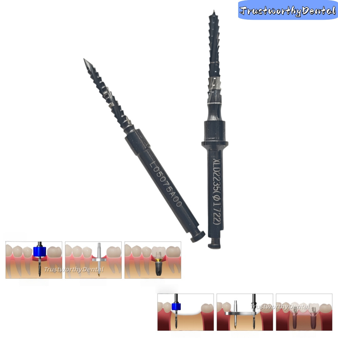 Lindemann Guide Drill Dental Cross Cutter Implant Cut Debris SuperLine 1st 2nd