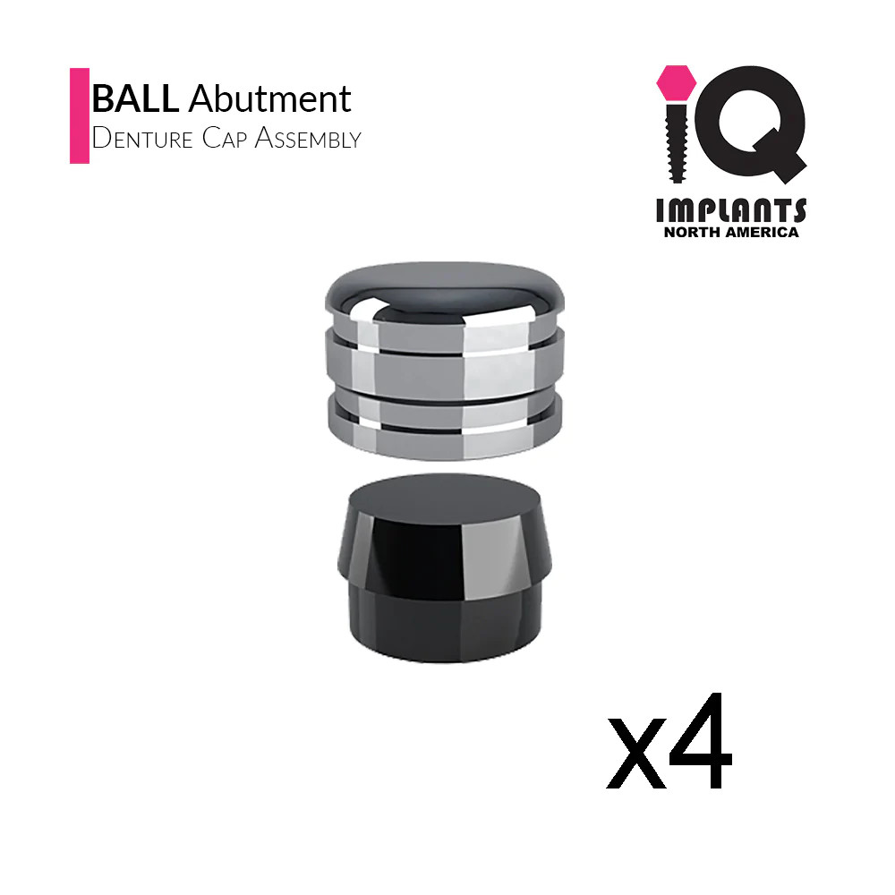 Ball Attachment Replacement Metal Housing Assembly Set (4 Pack)
