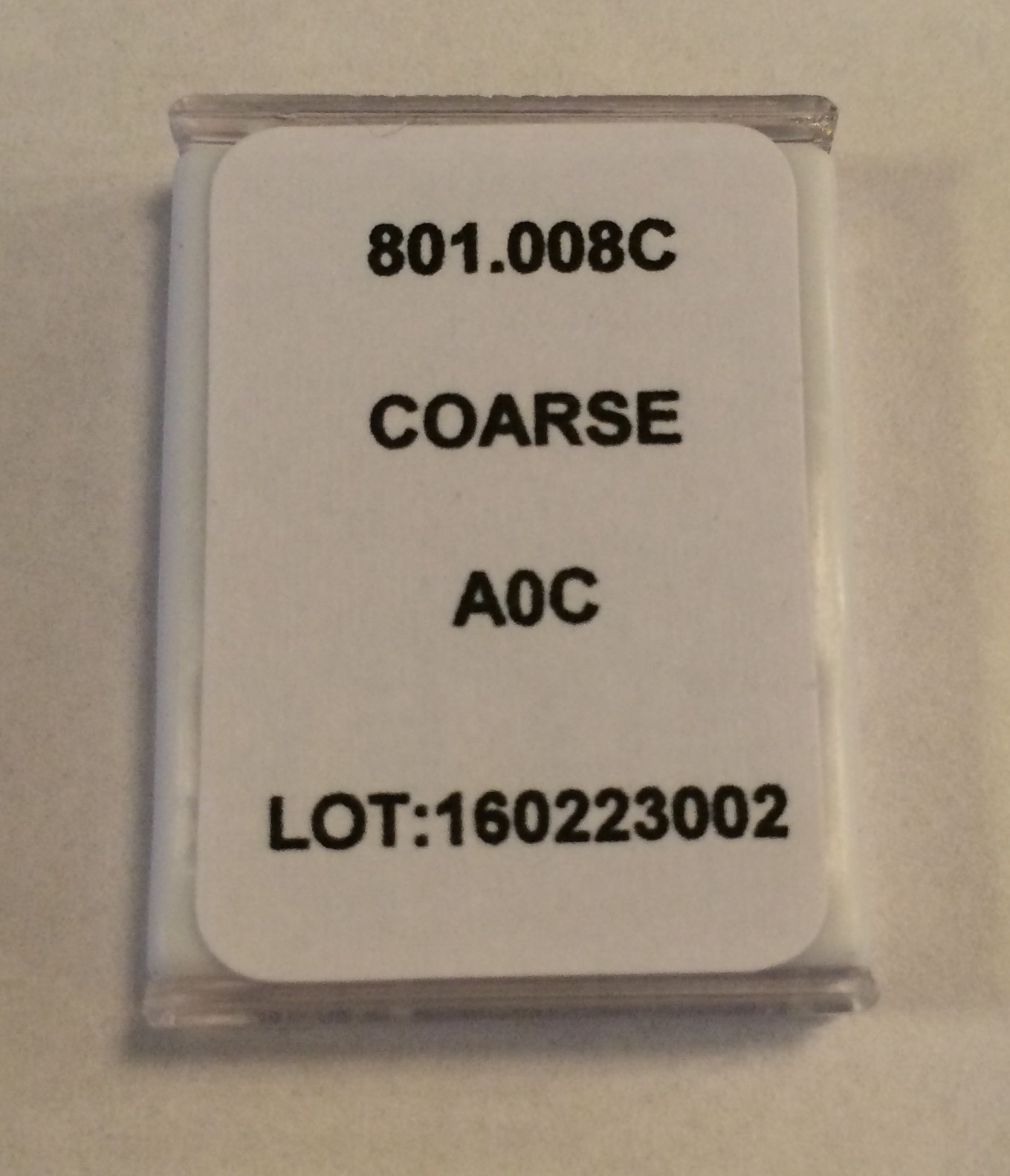 Crosstech Multi-Use High Speed Diamond Dental Bur Round 801-008 Coarse A0C 5pk