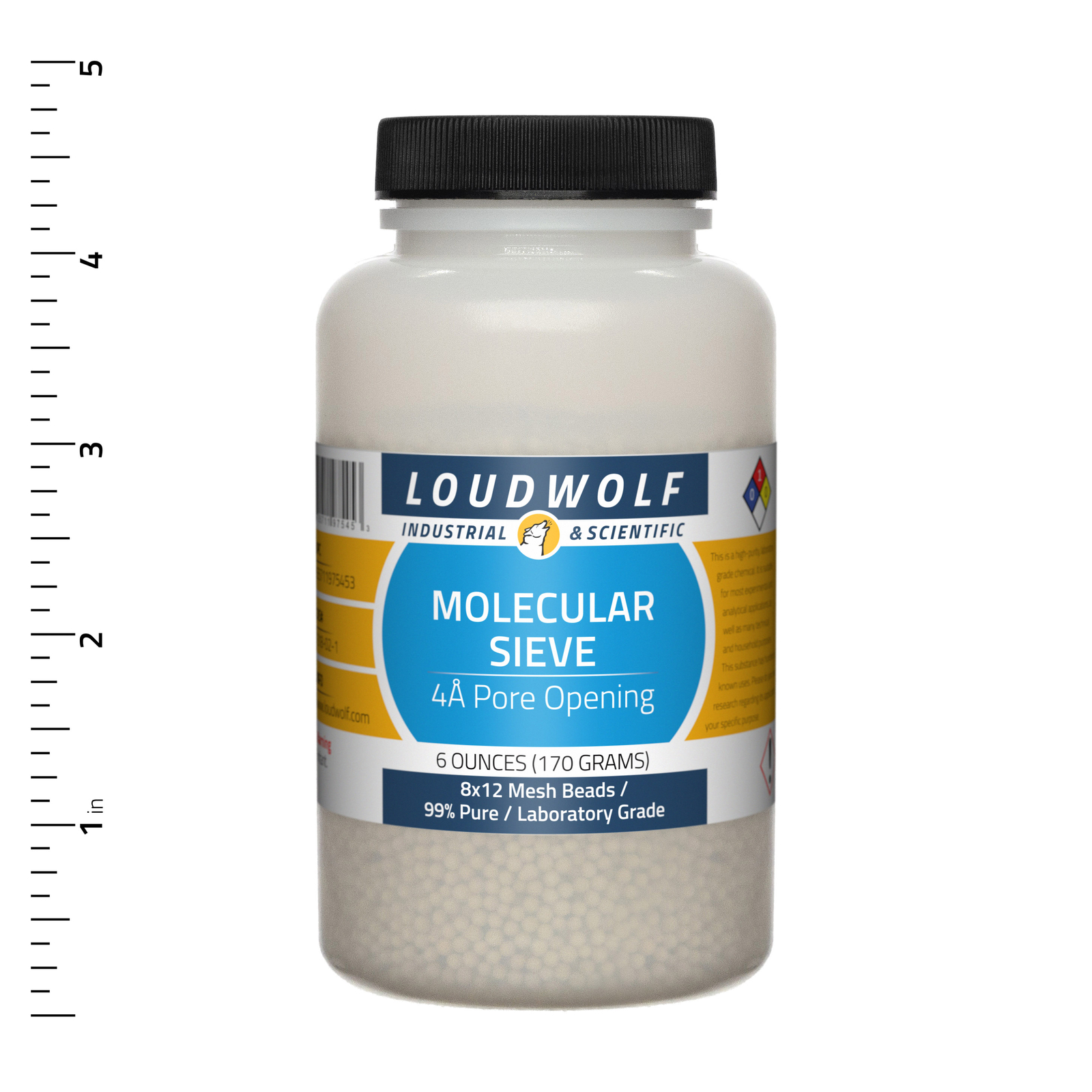 Molecular Sieve 6 Oz Laboratory Grade 8×12 Mesh Beads USA SELLER