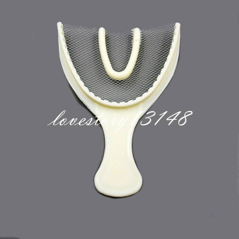 Dental 100Pcs Large Full Arch Disposable Bite Registration Tray Impression Trays