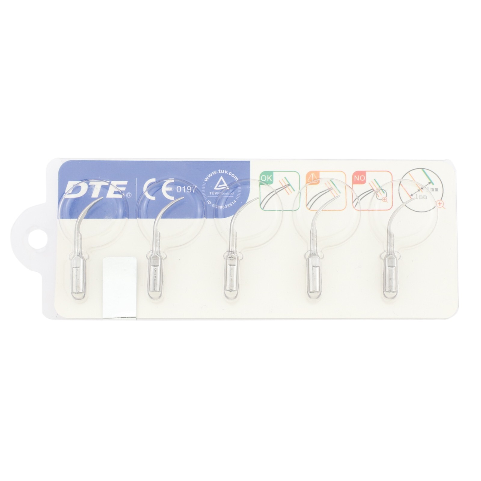 Woodpecker DTE Dental Ultrasonic Scaler Tips Kit Perio Scaling Satelec Acteon