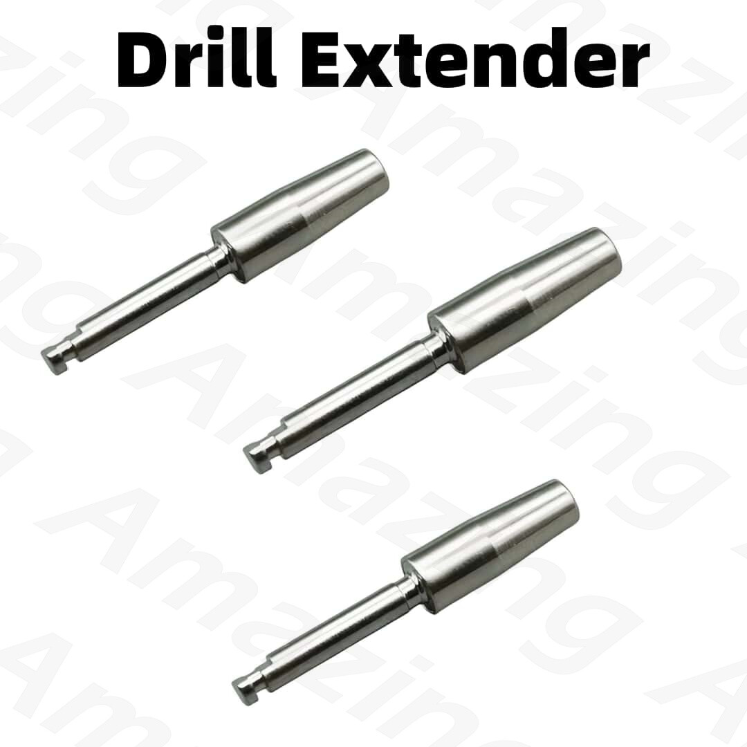 Drill Extender Dental For Irrigation an Implant Extension Universal Drills