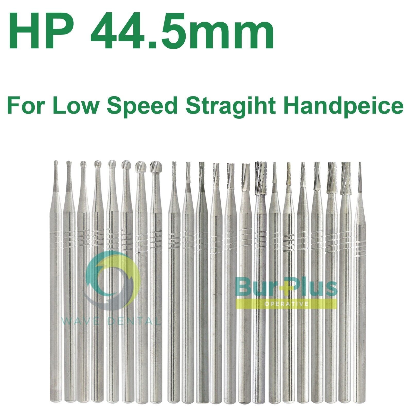 Wave Dental Straight Surgical Bur HP Round Long 44.5mm Carbide Bur For Low Speed