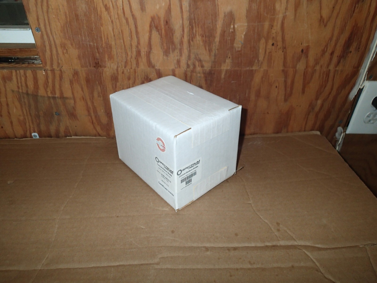 Spectrum Labs ACBT-500-F1N Conical Bottom Bottle 3 Port 500mL Bent Inlet NEW