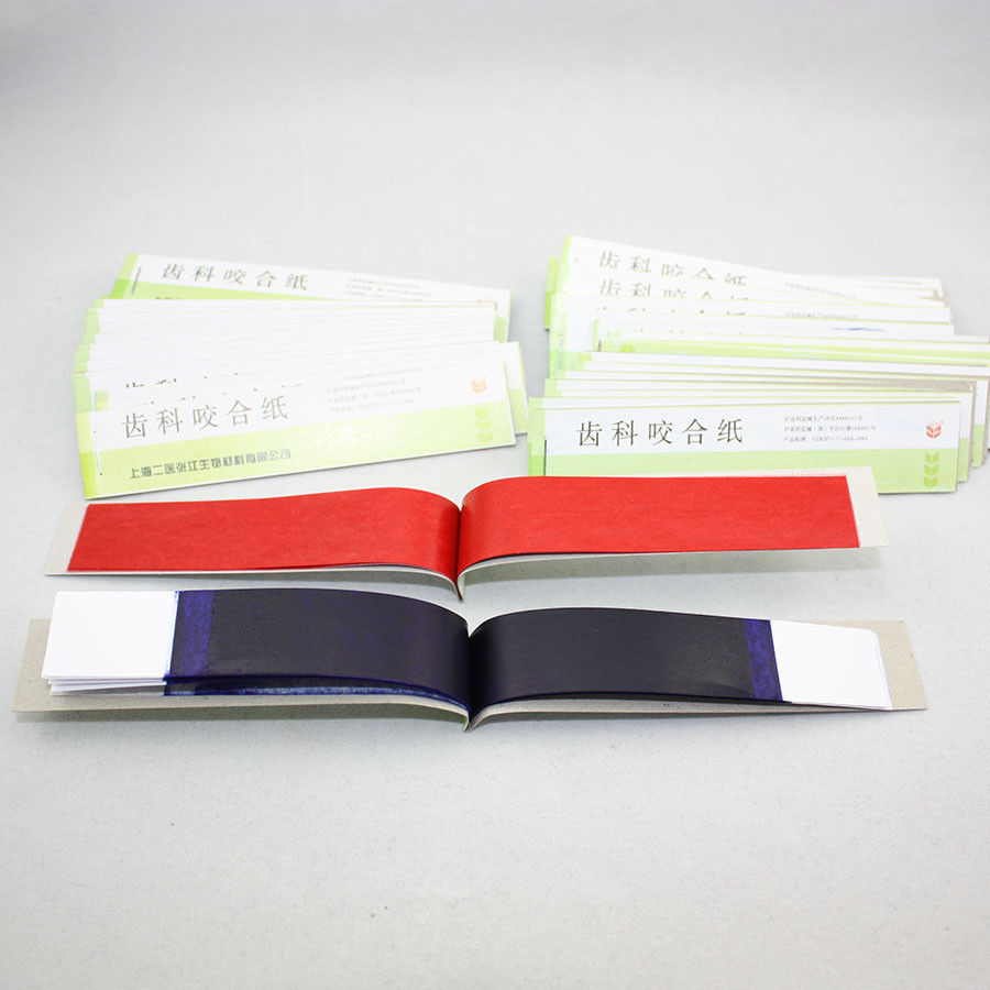 400 Sheets Blue+Red Dental Endodontic Practical Articulating Paper Soft Strips