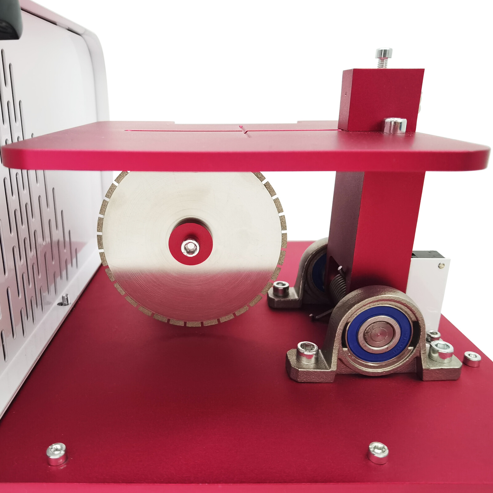 Lab Electric Gypsum Cutting Machine with Dust Removal Function Down-cutting 110V
