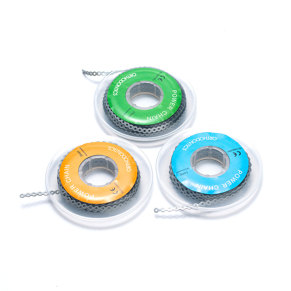 4.57m Power Chains EASYINSMILE Dental Orthodontic Elastic Closed / Short / Long