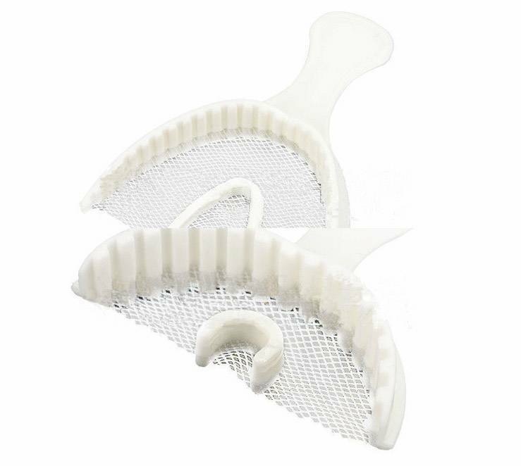 20Pcs Dental Impression Trays Bite Registration Polybite Trays 3-Way Choose Size