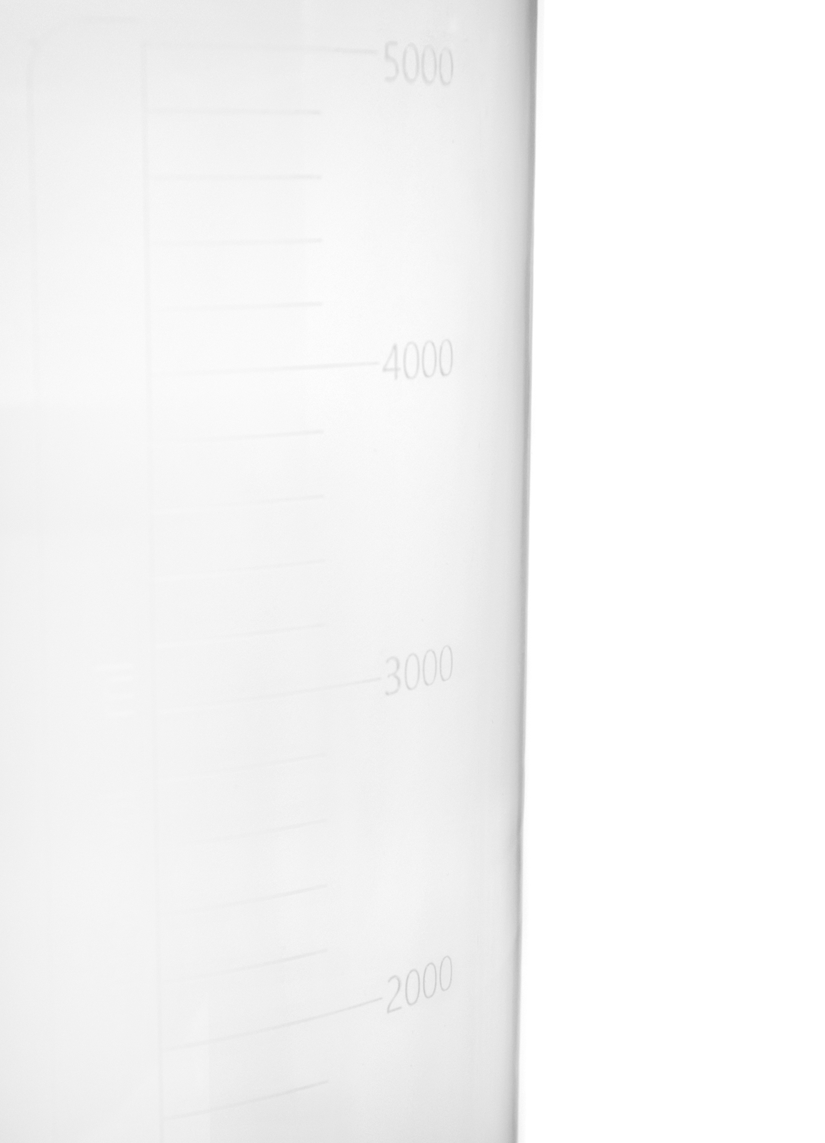 Plastic Beaker, 5000ml – Polypropylene – Raised Graduations – Eisco Labs