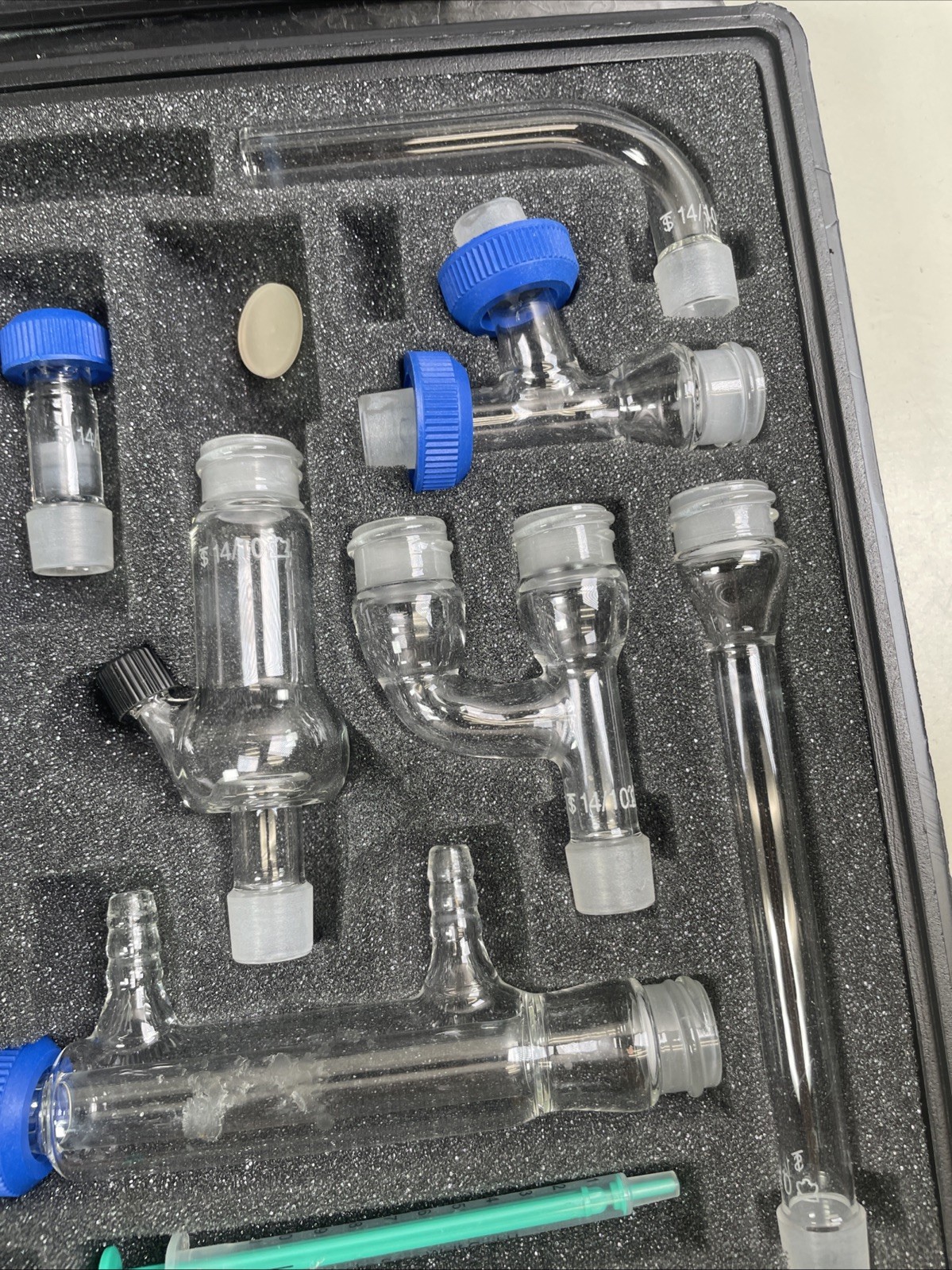 USED Kontes Microflex Williamson K-746000-0000 Chemistry Kit 17pc Glass + More 4