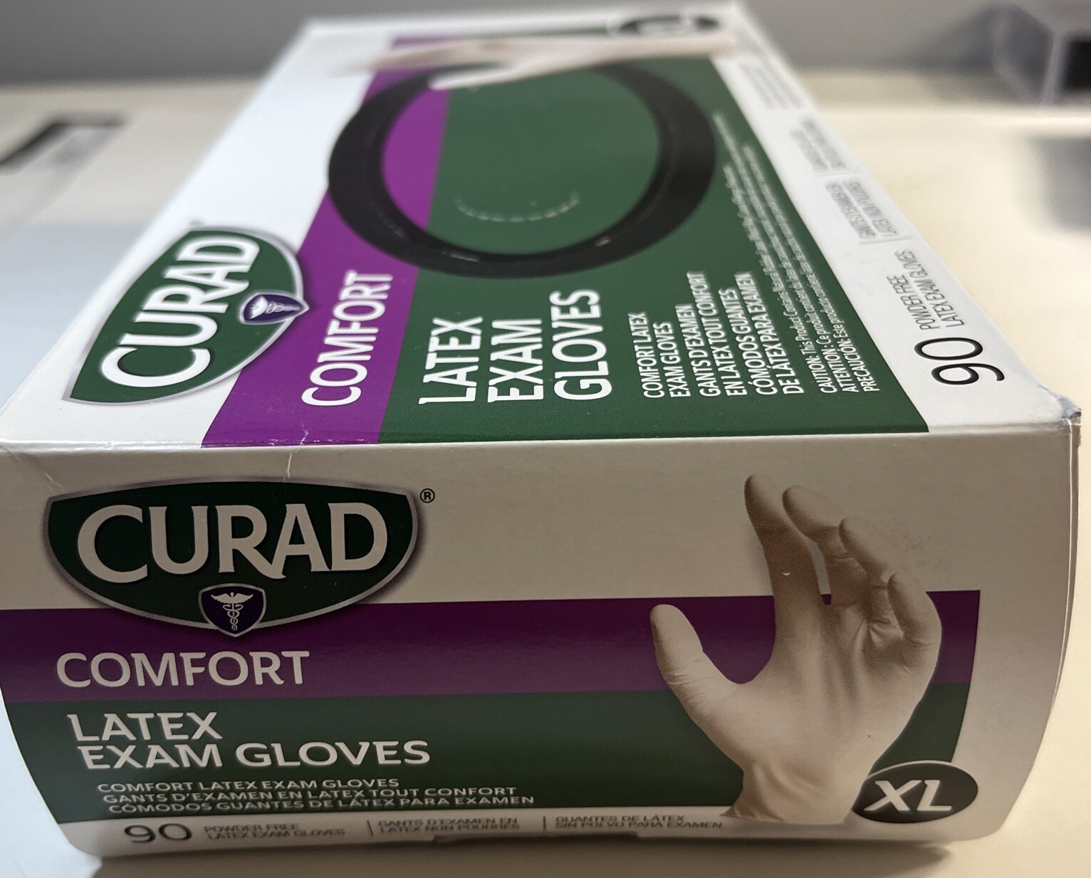 Curad Comfort XL Powder Free Latex Golves