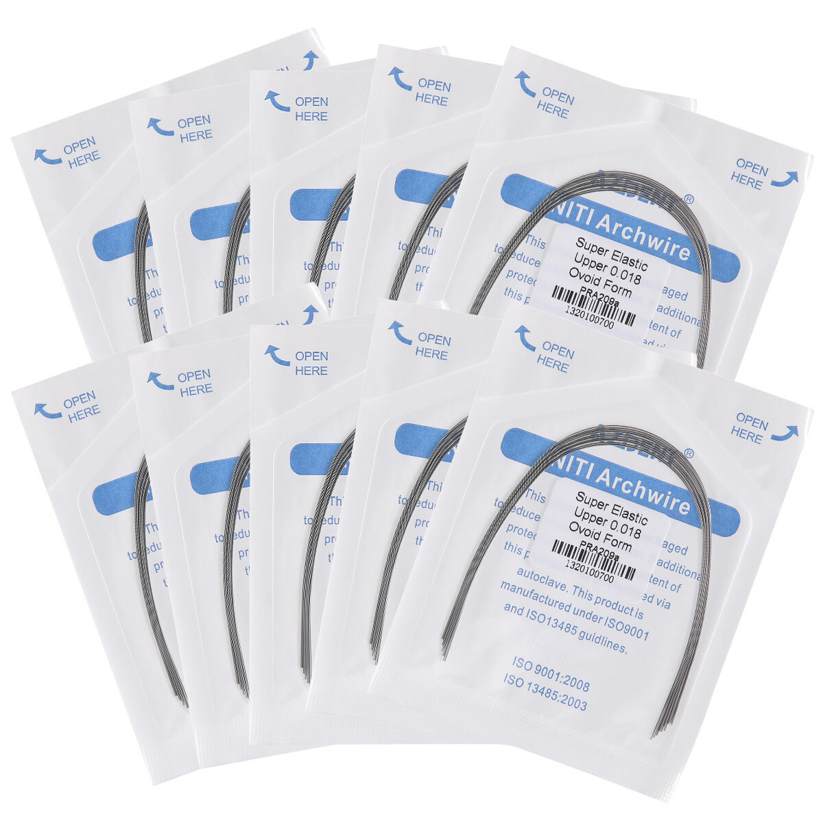 Dental Orthodontic Super Elastic Arch Wires Round 12/14/16/18/20 AZDENT