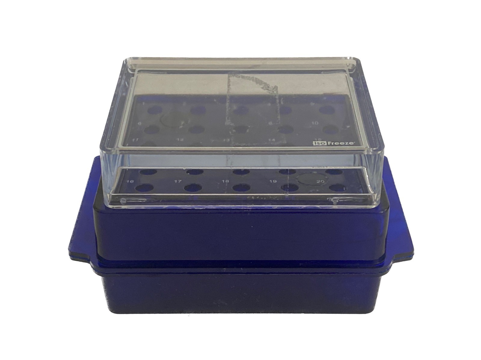 ISO Freeze 20-Place Cryo PCR Freeze Cooling Flipper Block Rack w/Lid 5610-43