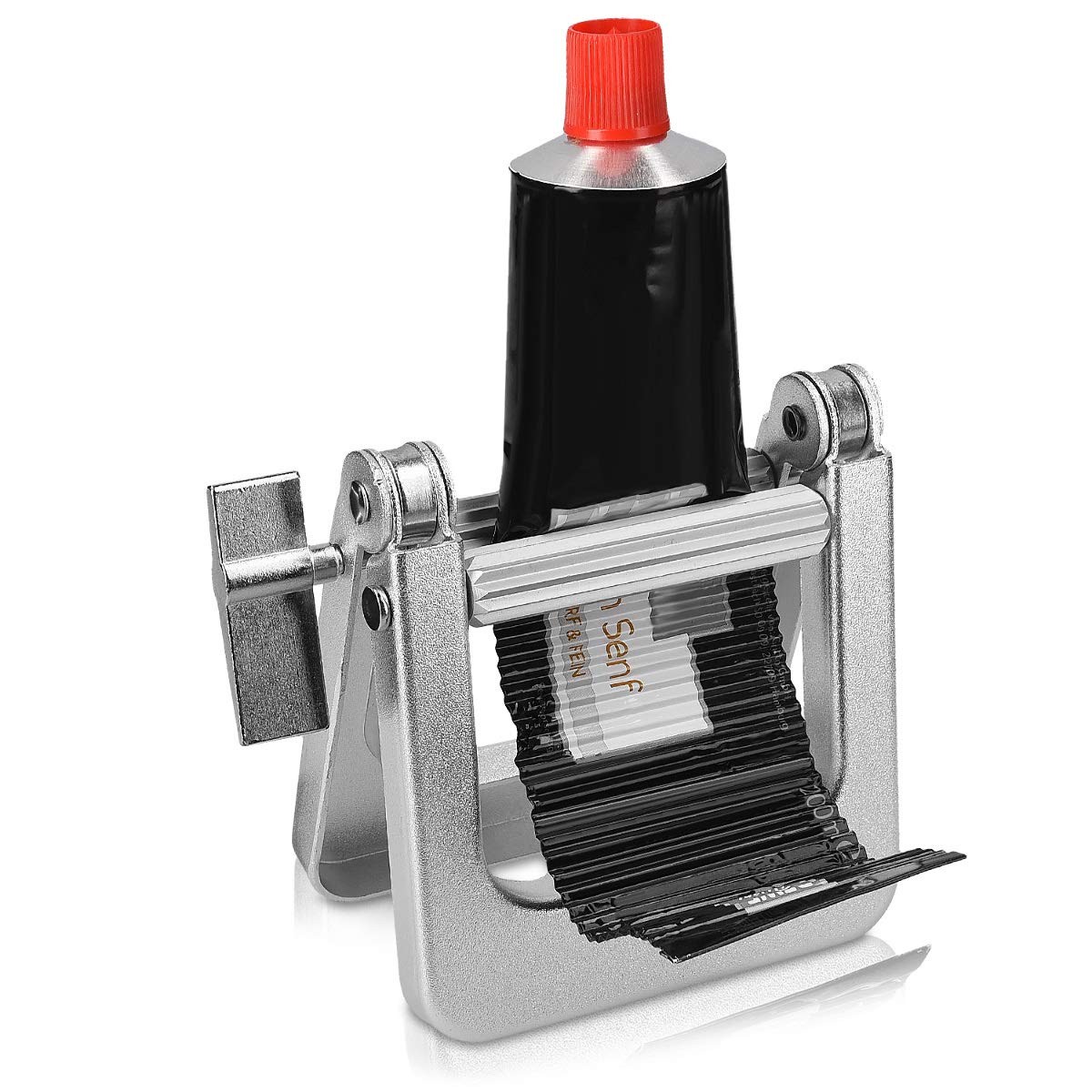 kwmobile Metal Toothpaste Tube Squeezer – Large 1 Count (Pack of 1), Silver