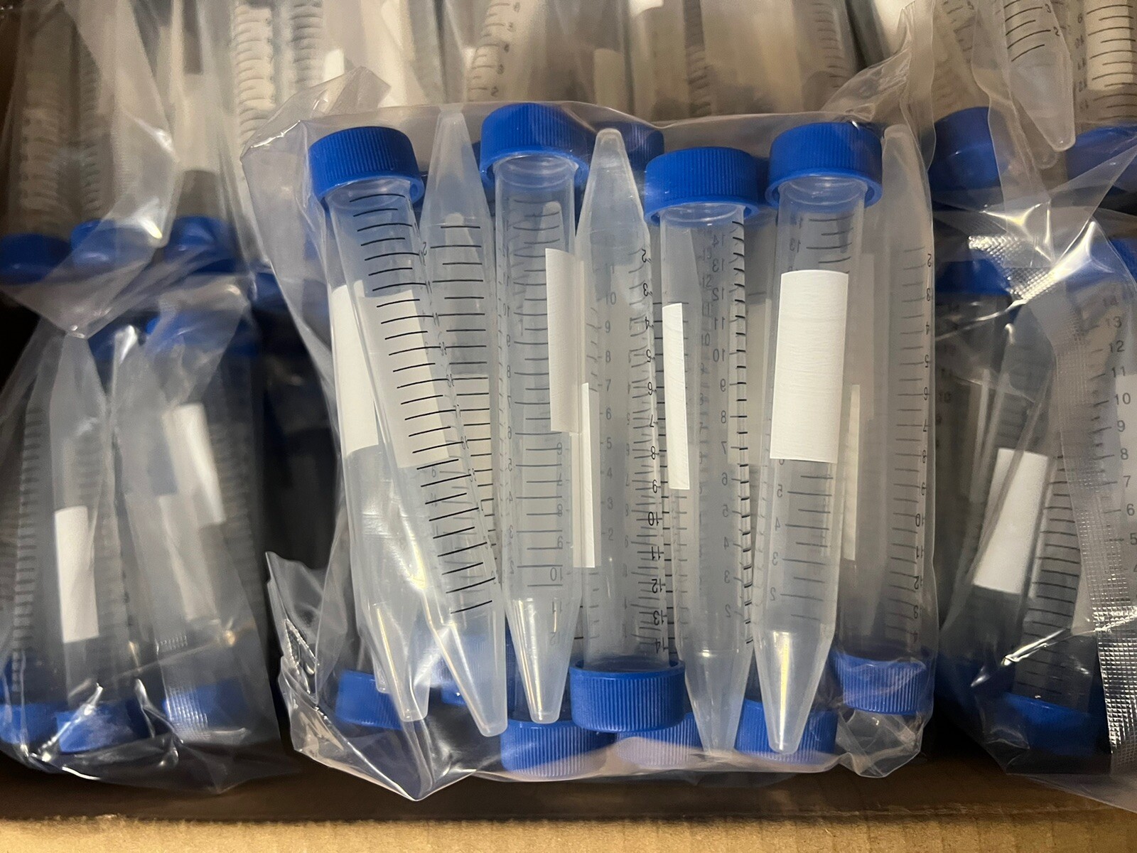 Globe Scientific 6285 Polypropylene Centrifuge Tube Sterile Top Screw Cap 500 Pc