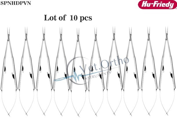 10X Hu Friedy SPNHDPVN Swiss Perio Microsurgical Castroviejo Needle Holder 18cm