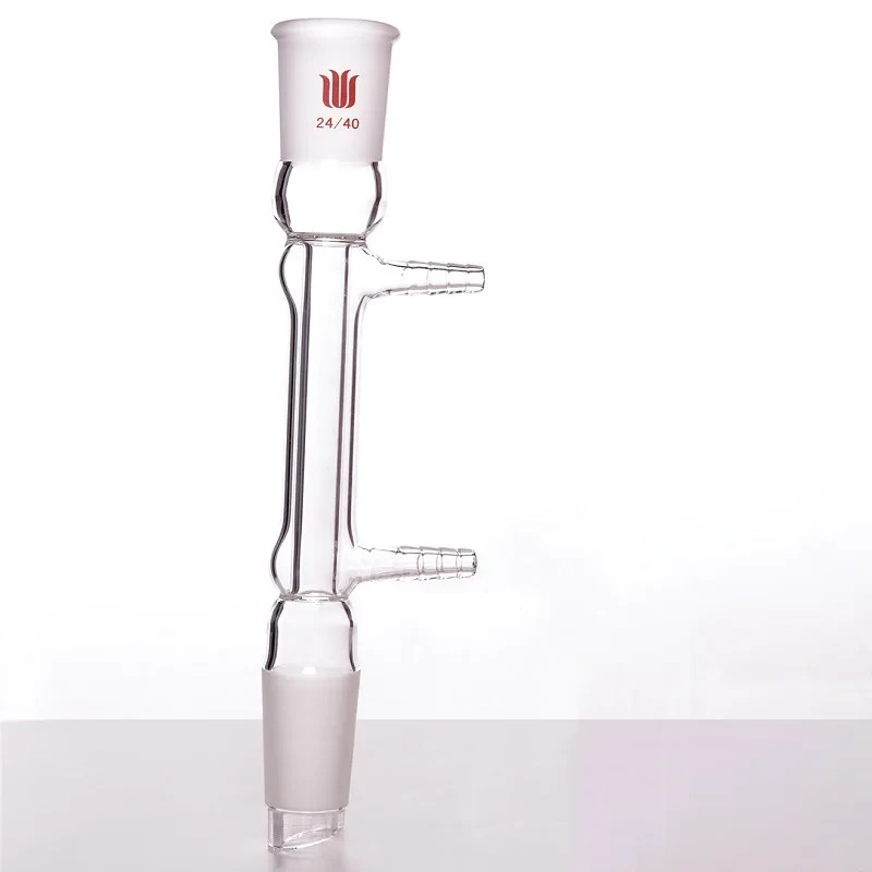 West Condenser Borosilicate Glass Straight Condenser Φ8mm/10mm for Distillation