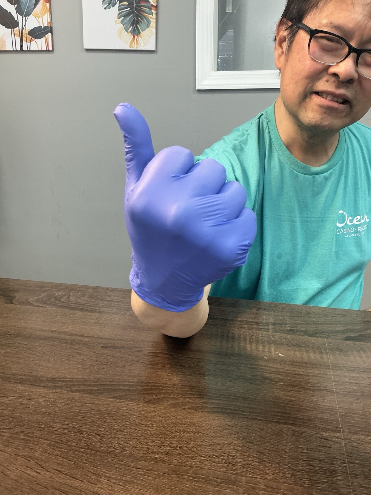 Blue Nitrile Cornflower Blue powder Free X1000 In Case.Medical Examination.