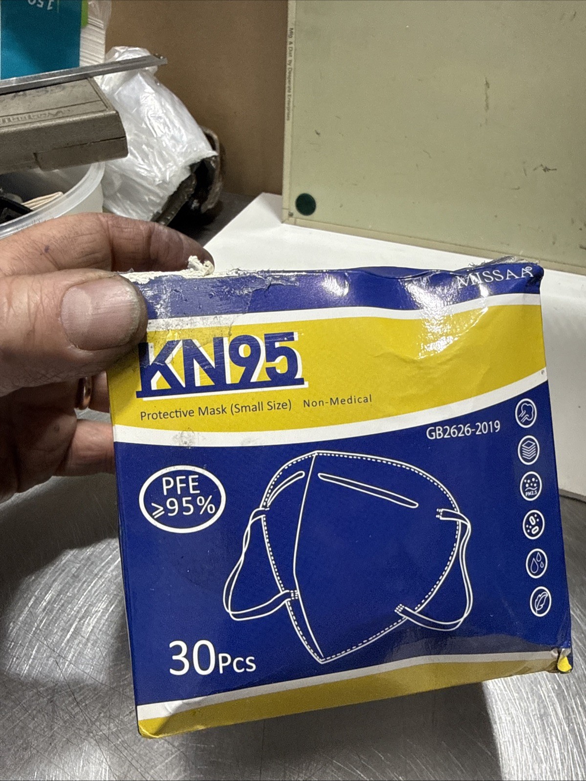 kn95 face masks small size 30pcs New Open Box