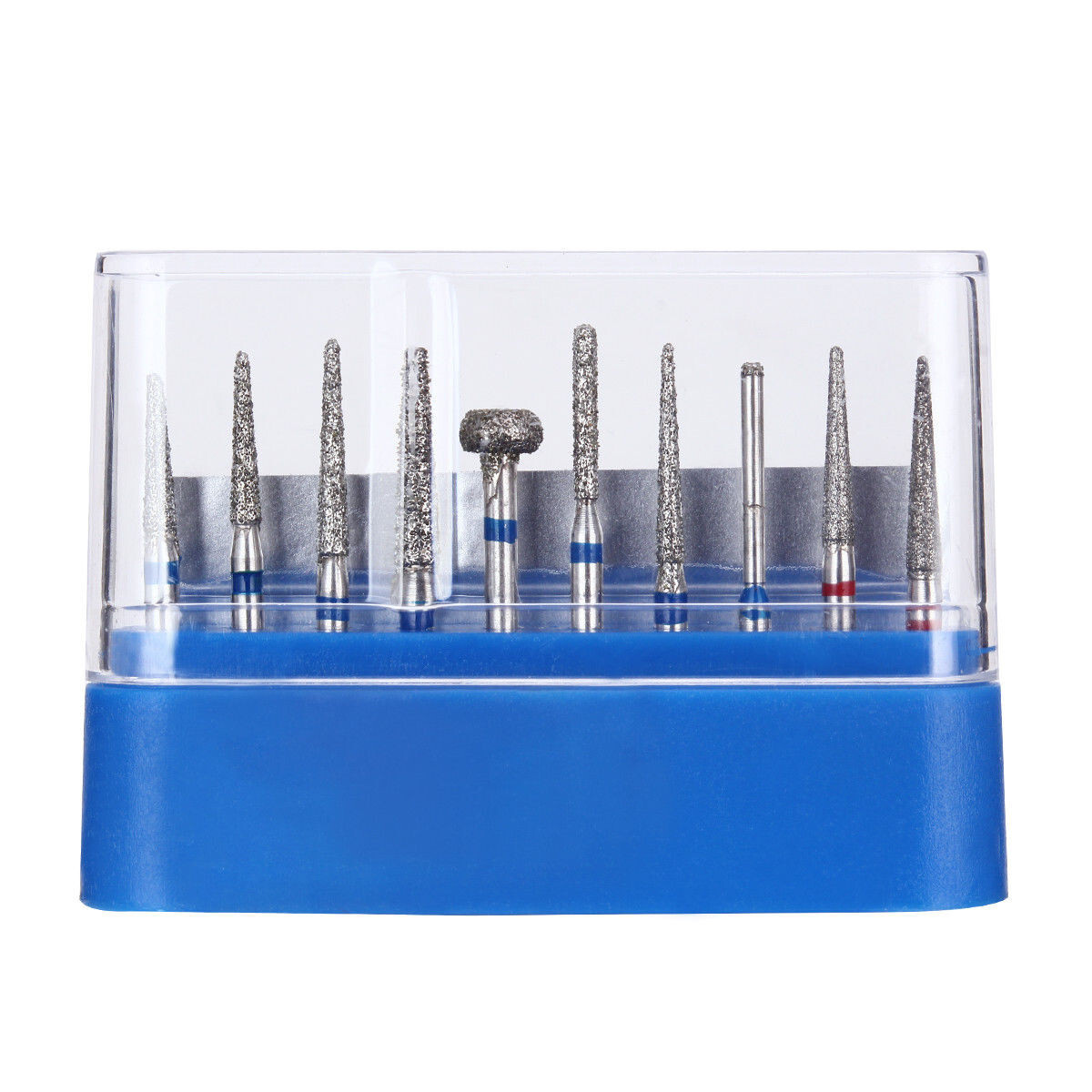 10 Pcs/kit Dental Diamond Burs Kit Crown&Bridge Preparation Anterior/Front Teeth