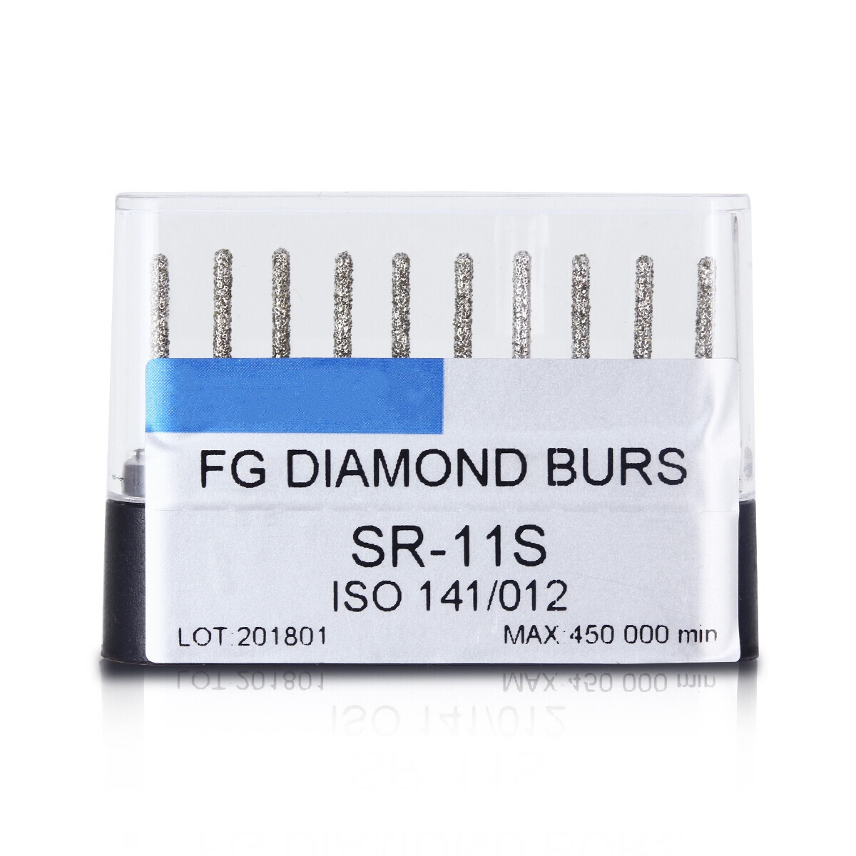 10 Pcs/Box Dental Super Coarse Diamond FG Burs SR-11SC For High Speed Handpiece