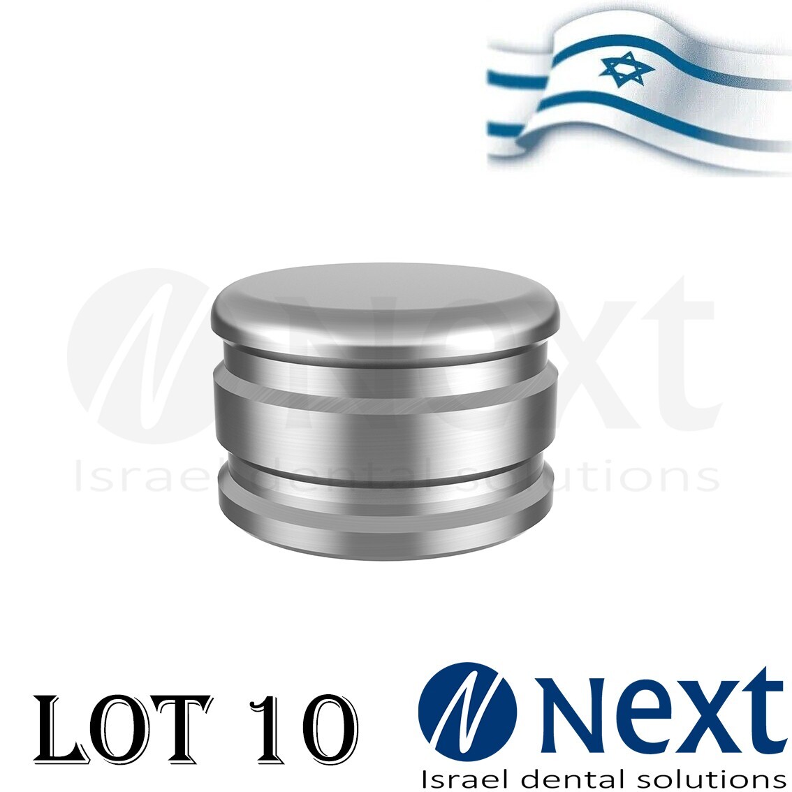 Lot x 10 Ball attachment abutment metal titanium cover cap housing
