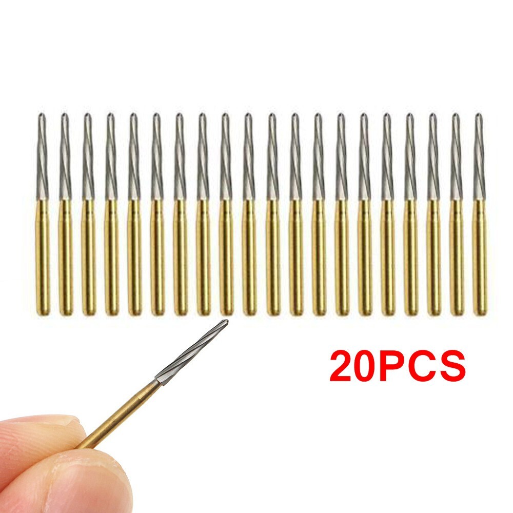 20PCS Dental ENDO-Z Burs 25MM Lab Drill Carbide Tungsten Finishing FG LM2