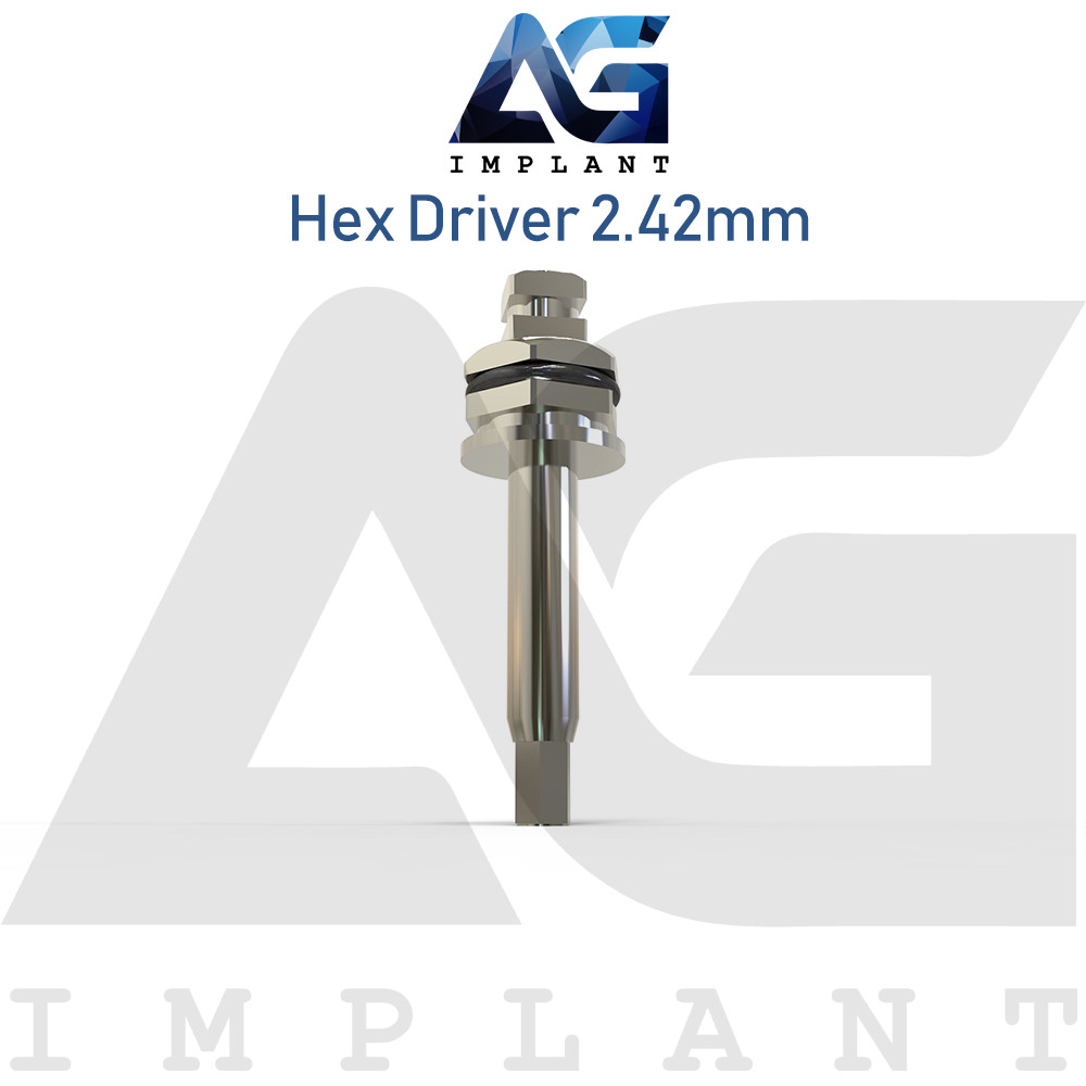 Hex Driver 2.42mm Manual Screwdriver Surgical Tool For Dental