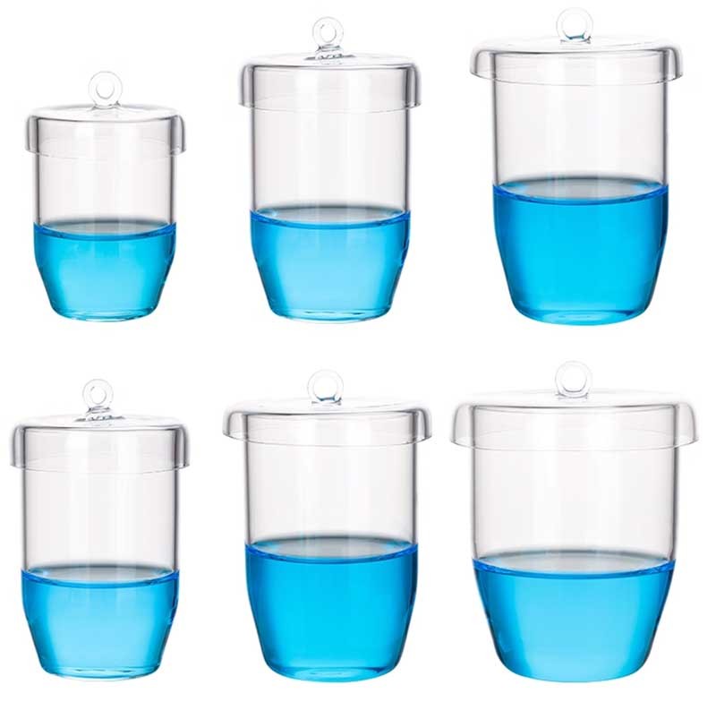 Quartz Crucible for Lab High Purity Glass Heat Resistant 1100°C 5ml–500ml