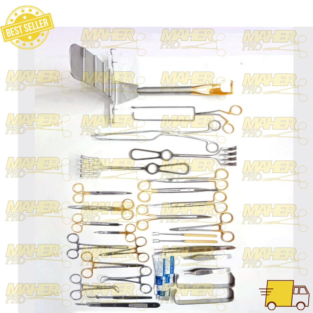 Abdominoplasty Tummy Tuck Surgery Set Of 30 PCs, Plastic Surgery Instruments