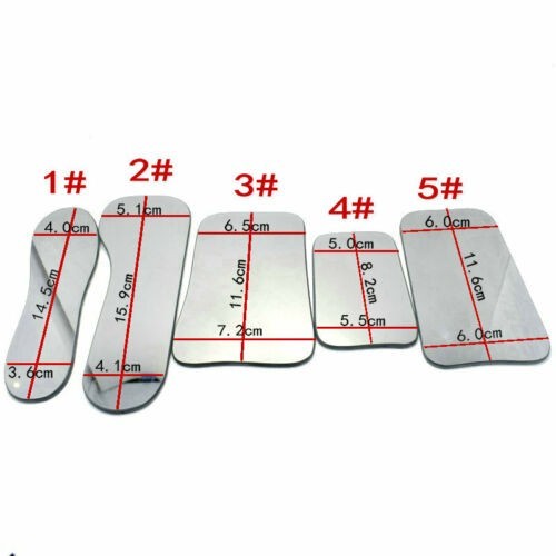 2 Dental Ortho Glass Photo Mirrors Intraoral Photographic Mouth Mirror Reflector